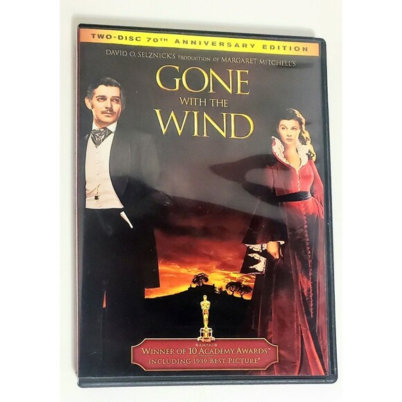Gone With the Wind DVD 70th Anniversary 2-Disc Edition Classic Collector - Picture 1 of 9